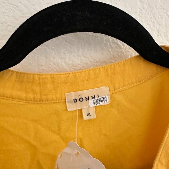 DONNI. Yellow Tunic Maxi Dress - Picture 7 of 9